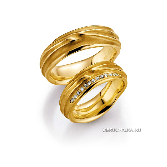 Обручальные кольца из желтого золота Collection Ruesch 02-22330-073