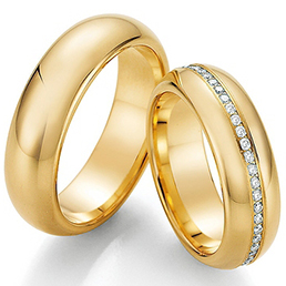 Обручальные кольца с бриллиантами Collection Ruesch