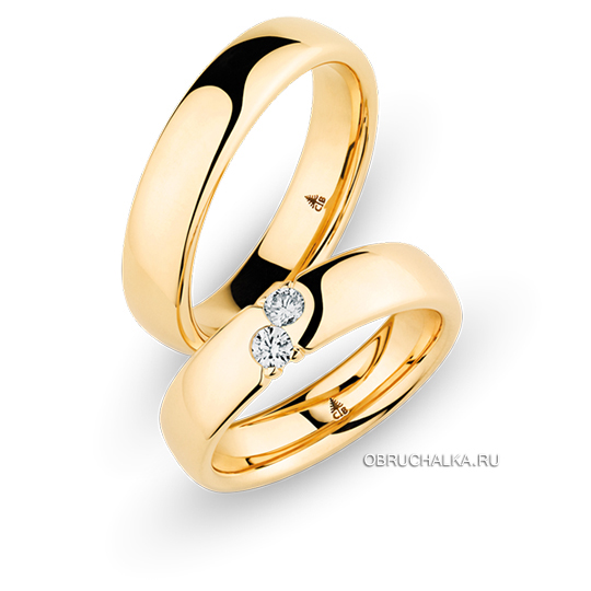 Обручальные кольца из желтого золота Christian Bauer 0243654