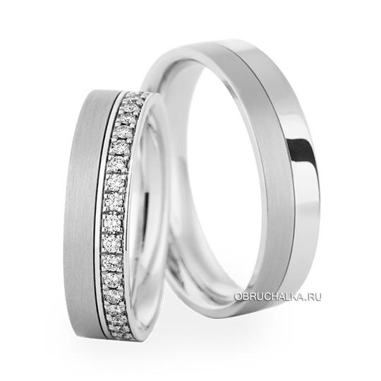 Обручальные кольца с бриллиантами Christian Bauer 0246621