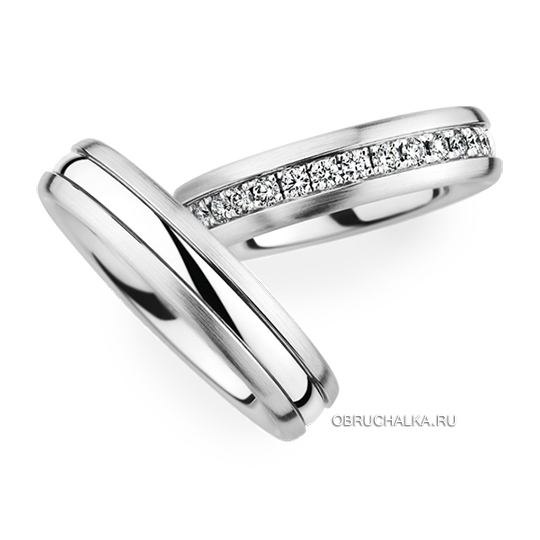 Обручальные кольца с бриллиантами Christian Bauer 0246690