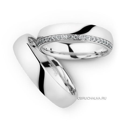 Обручальные кольца с бриллиантами Christian Bauer 0246899