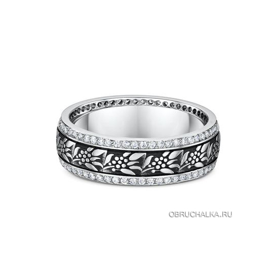 Обручальные кольца с бриллиантами Dora 126A01-G