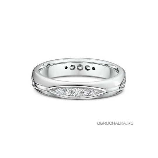 Обручальные кольца из белого золота Dora 195B00-G