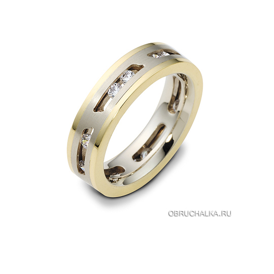 Комбинированные обручальные кольца Dora 2061000-G