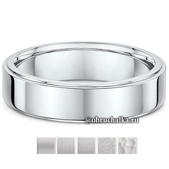 Обручальные кольца из платины 291A28G 6.0x2.0mm