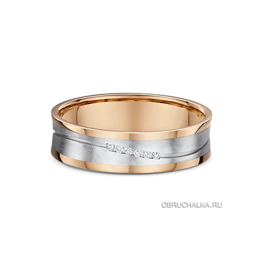 Комбинированные обручальные кольца Dora 299B01-G