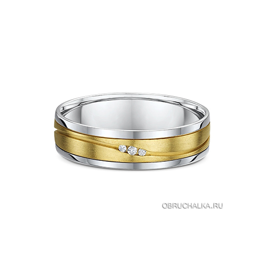 Комбинированные обручальные кольца Dora 300B02-G