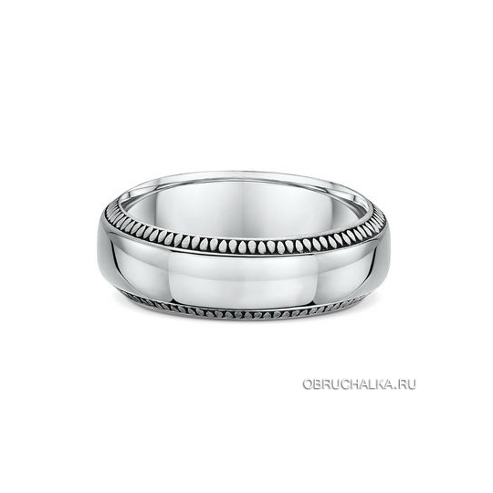 Обручальные кольца из белого золота Dora 304A01-G