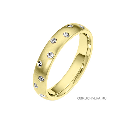 Обручальные кольца из желтого золота Dora 3098000-G
