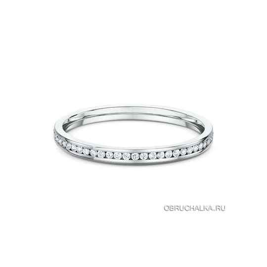 Обручальные кольца из платины Dora 315A01-G