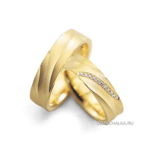 Обручальные кольца из желтого золота Fischer 38-01681-060