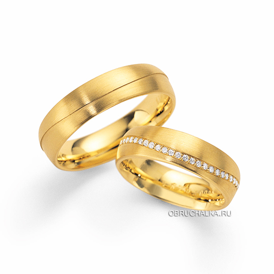 Обручальные кольца из желтого золота Fischer 38-05409-060