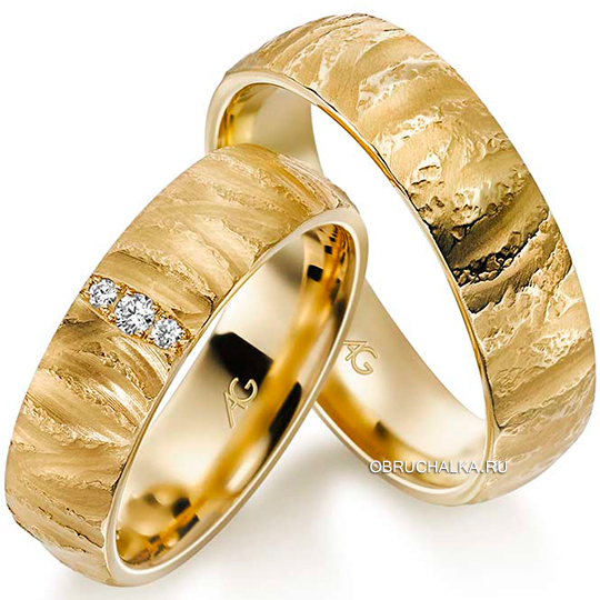 Обручальные кольца из желтого золота August Gerstner 4-28676-6