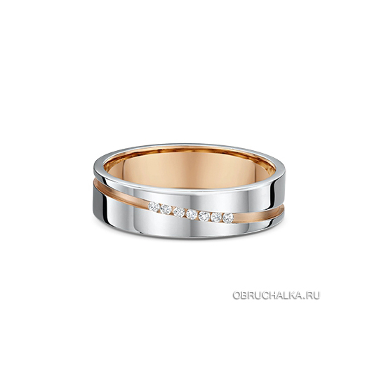 Комбинированные обручальные кольца Dora 441B01-G
