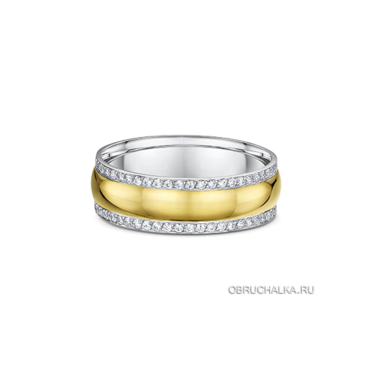 Обручальные кольца с бриллиантами Dora 448B01-G