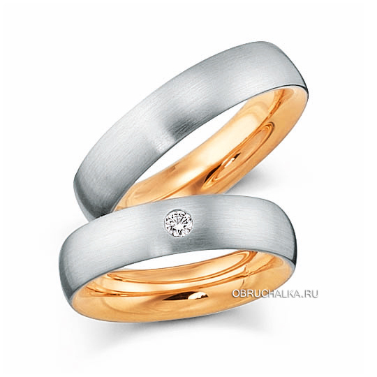 Комбинированные обручальные кольца Fischer 45-12156-055