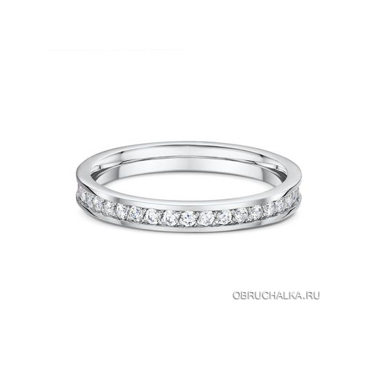 Обручальные кольца из платины Dora 457B01-G