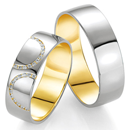 Комбинированные бручальные кольца Breuning