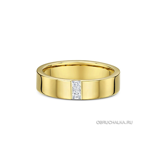 Обручальные кольца из желтого золота Dora 465B01-G