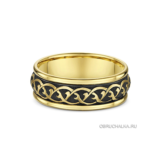 Обручальные кольца из желтого золота Dora 466A02-G