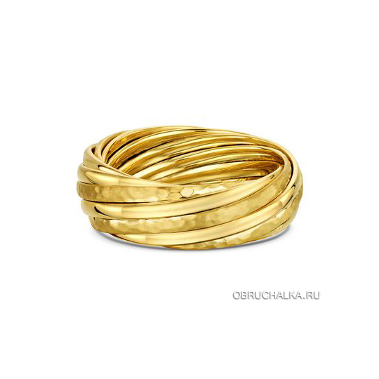 Обручальные кольца из желтого золота Dora 474B01-G