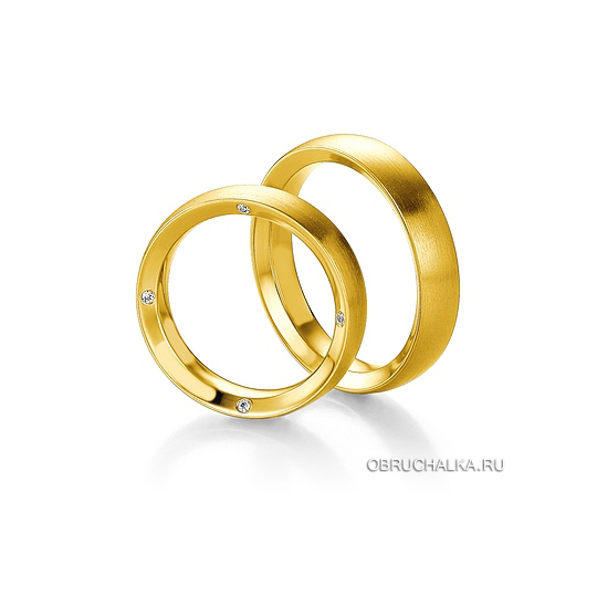 Обручальные кольца из желтого золота Breuning 48-05225