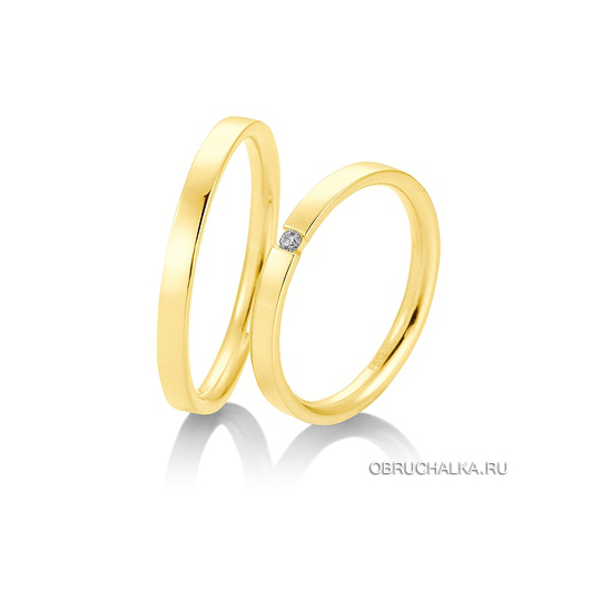 Обручальные кольца из желтого золота Breuning 48-05731