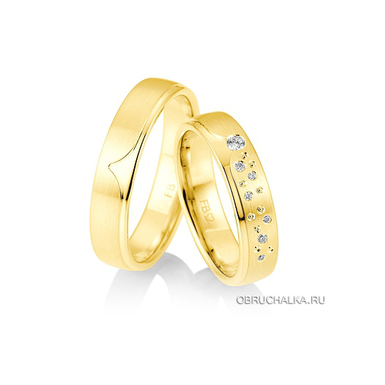 Обручальные кольца из желтого золота Breuning 48-05889
