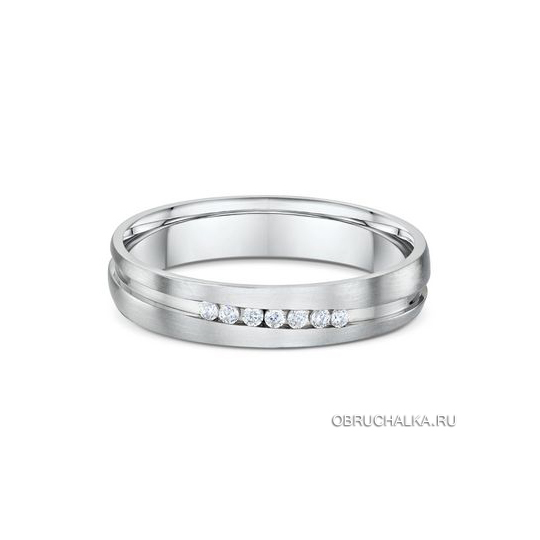Обручальные кольца из платины Dora 521A02-G