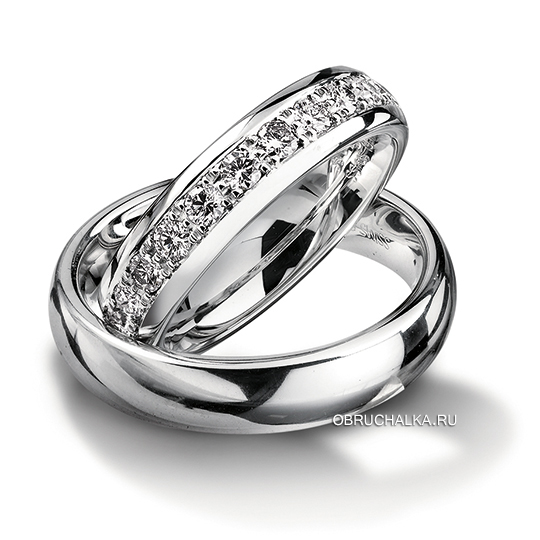 Обручальные кольца с бриллиантами Furrer Jacot 61-51740