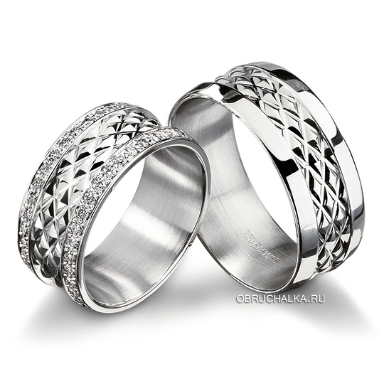 Обручальные кольца с бриллиантами Furrer Jacot 61-52890