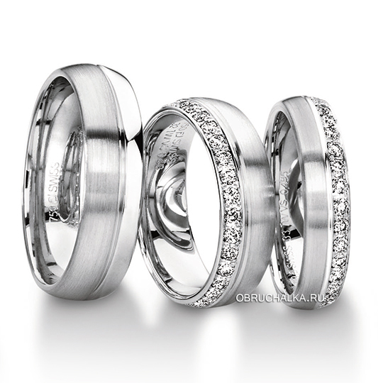 Обручальные кольца с бриллиантами Furrer Jacot 62-52220