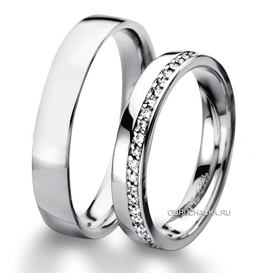 Обручальные кольца с бриллиантами Furrer Jacot 62-52700