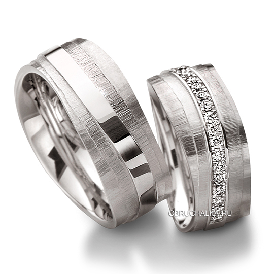 Обручальные кольца с бриллиантами Furrer Jacot 62-52900