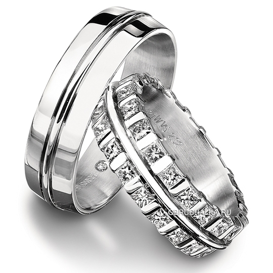 Обручальные кольца с бриллиантами Furrer Jacot 62-52930
