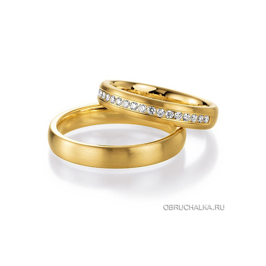 Обручальные кольца из желтого золота Collection Ruesch 66-20450-040