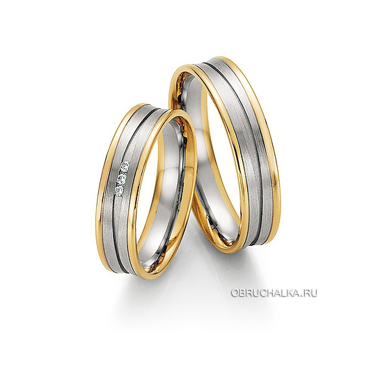 Комбинированные обручальные кольца Collection Ruesch 66-32170-050