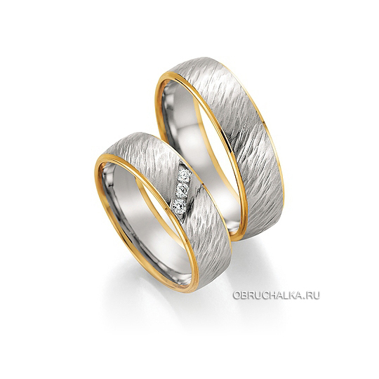 Комбинированные обручальные кольца Collection Ruesch 66-37030-060