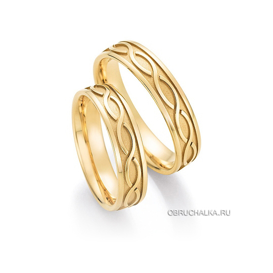 Обручальные кольца из желтого золота Collection Ruesch 66-39020-050