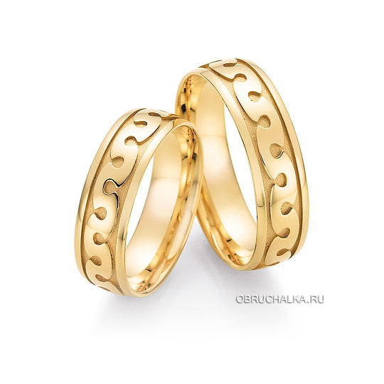 Обручальные кольца из желтого золота Collection Ruesch 66-39100-060
