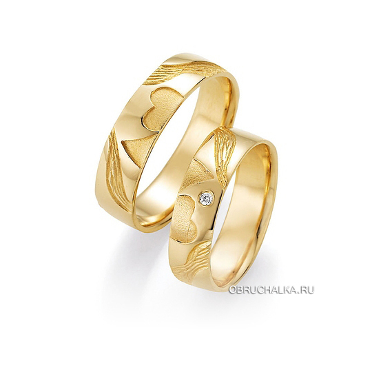 Обручальные кольца из желтого золота Collection Ruesch 66-51050-057