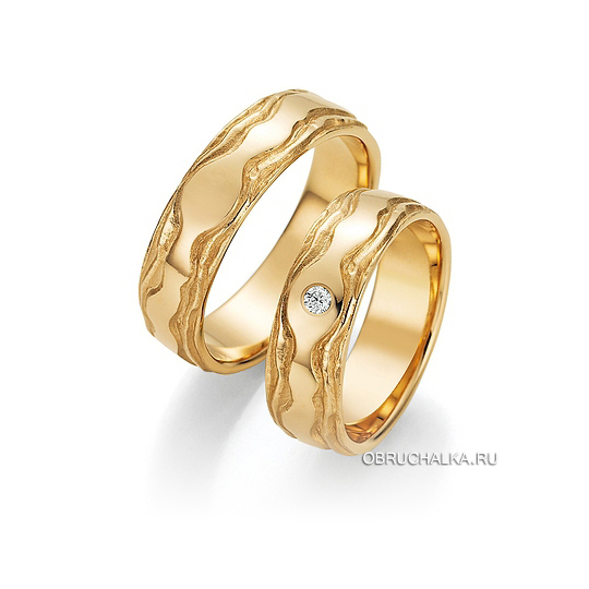 Обручальные кольца из желтого золота Collection Ruesch 66-52150-061