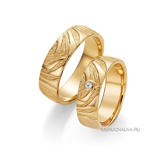 Обручальные кольца из желтого золота Collection Ruesch 66-52170-063