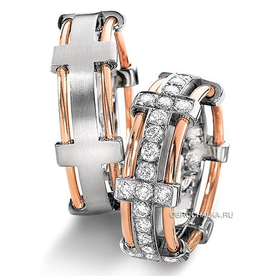 Обручальные кольца с бриллиантами Furrer Jacot 71-23790