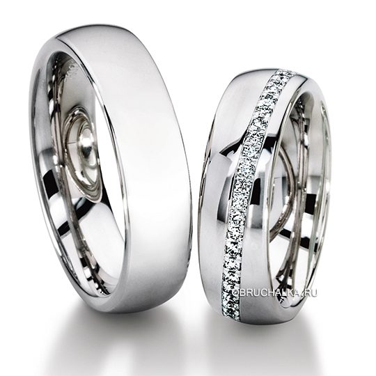Обручальные кольца с бриллиантами Furrer Jacot 71-81870