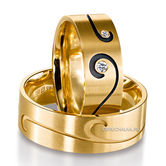 Обручальные кольца из желтого золота Furrer Jacot 71-84300