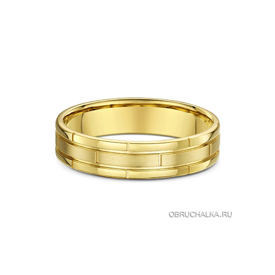 Обручальные кольца из желтого золота Dora 869A00-G