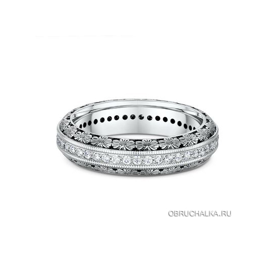 Обручальные кольца из белого золота Dora 885A01-G