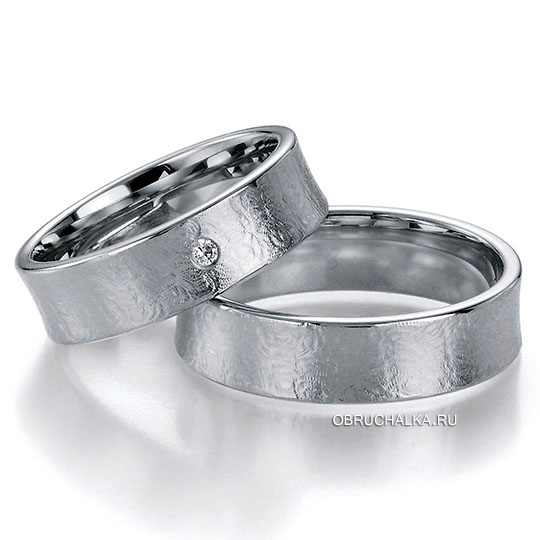 Обручальные кольца из белого золота Bayer 88713